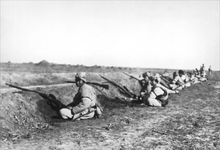 Soldiers At Tientsin Beseiged