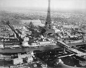1889 Aerial Of Paris