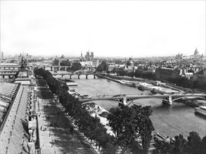 A Panoramic View Of Paris