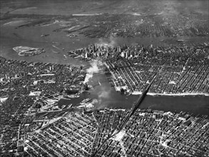 Aerial View Of Lower Manhattan
