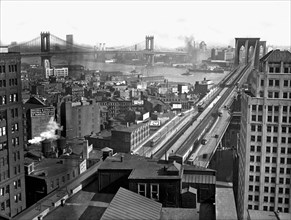 Brooklyn And Manhattan Bridges