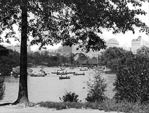 Boaters In Central Park