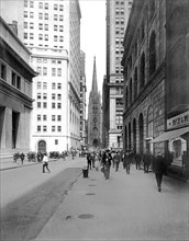 Wall Street and Trinity Church