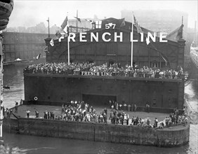 French Line Pier in New York