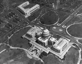 Aerial View Of U.S. Capitol