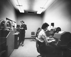 The BOAC Teletype Room At JFK