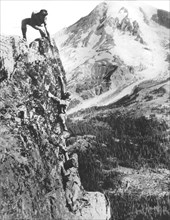 Climbers On Pinnacle Peak