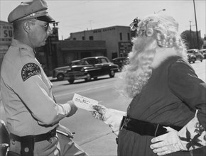 Santa Gets A Traffic Ticket