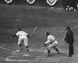 Lou Gehrig Gets A Hit