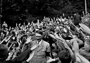 Hitler Being Greeted