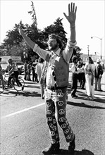 Man At Vietnam War Protest