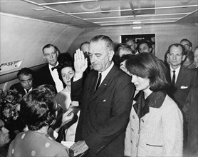 Lyndon Johnson Sworn In
