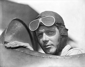 Lindbergh In Cockpit