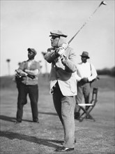 John D. Rockefeller Golfing