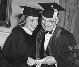 President Truman And Daughter