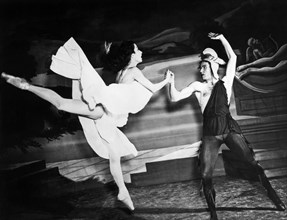 A Scene With The Russian Ballet