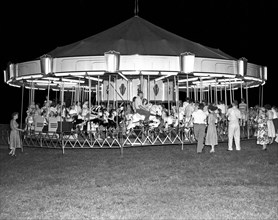 A Carousel At A Carnival