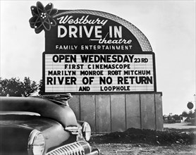 A Drive-In Theater Marquee