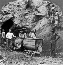 Native Workers In Diamond Mine