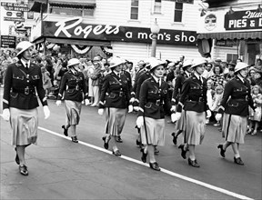 Women Marching In Parade