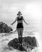 A Flapper In Her Bathing Suit