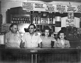 1940's Diner And Its Staff