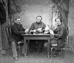 Three Men Playing Cards