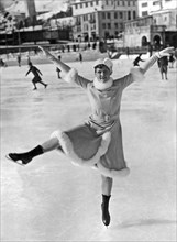 An Ice Dancer Shows Her Moves