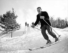 A Happy Skier In Vermont