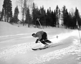Skiing HIll 70 At St. Sauveur