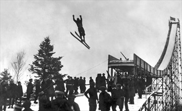 Skier Off A Jump