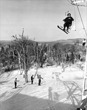 Ski Lift In  Canada