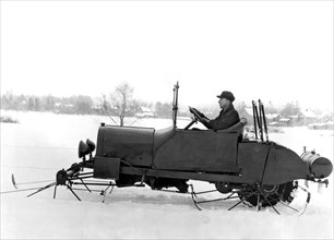 Very Early Snowmobile