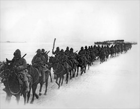 Japanese Cavalry In Manchuria