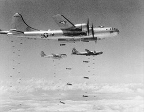 B-29s Dropping Bombs