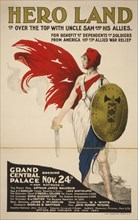 French Hero Land Poster