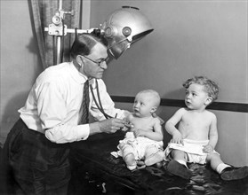 Doctor Examines Baby