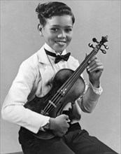 A Proud And Elegant Violinist