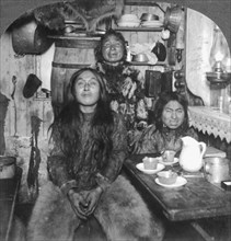 Eskimo Family Portrait