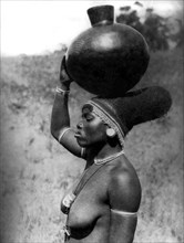 Zulu Bride Carrying Water