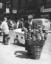 A Pretzel Vendor In New York