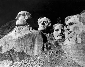Men Working On Mt. Rushmore