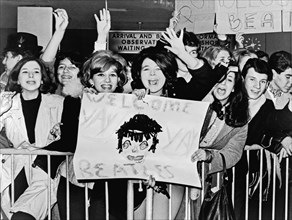 Teenagers Welcome The Beatles