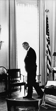 President Lyndon Johnson Paces