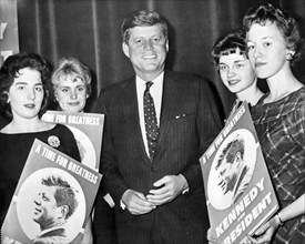 Supporters Greet Kennedy