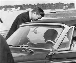 President Kennedy And Father