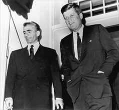 Kennedy With The Shah of Iran
