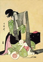 Japanese Mother and Child