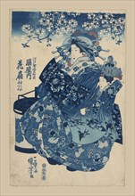 Blue Ladies "Ogiya uchi hanaogi" 1830