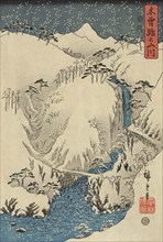 Mountains and rivers on the Kiso Road (Kisoji no sansen) #3 1857